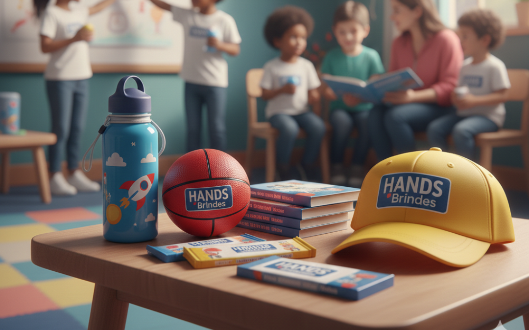 Brindes Infantis Personalizados: A Chave para Eventos Inesquecíveis e Escolas Engajadas com Hands Brindes