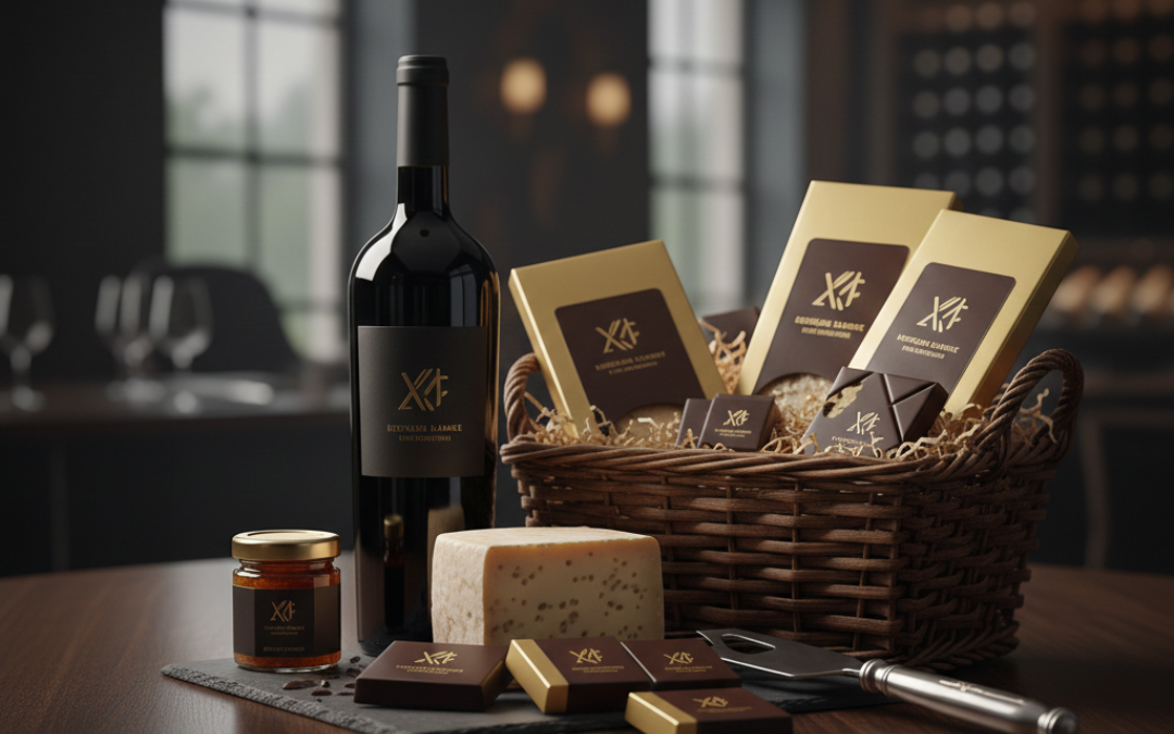 Brindes Gourmet: A Receita Perfeita para Impactar com Vinhos, Queijos e Chocolates Personalizados