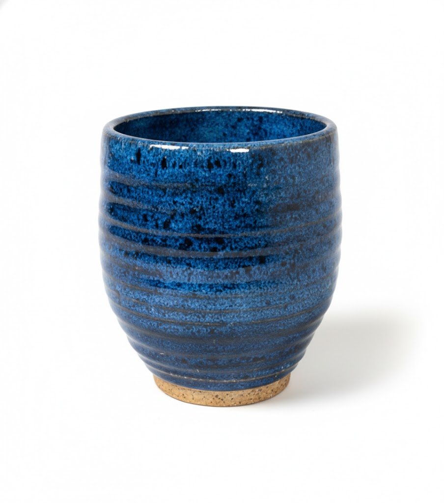 Copo de Cerâmica Espiral Deep Blue Personalizado | Hands Perform Brindes