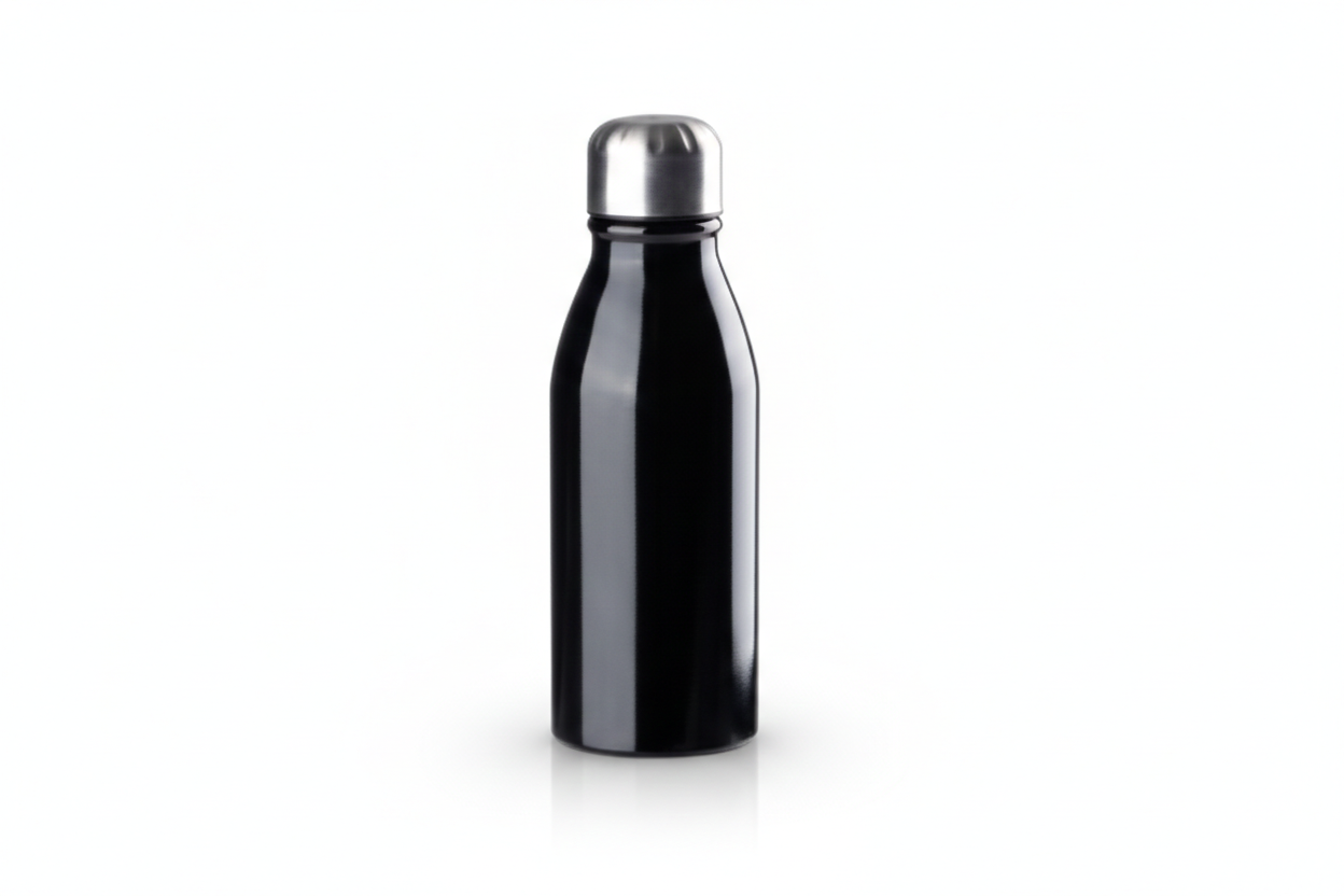 Garrafa em Alumínio 500ml com Tampa de Inox | Hands Perform Brindes