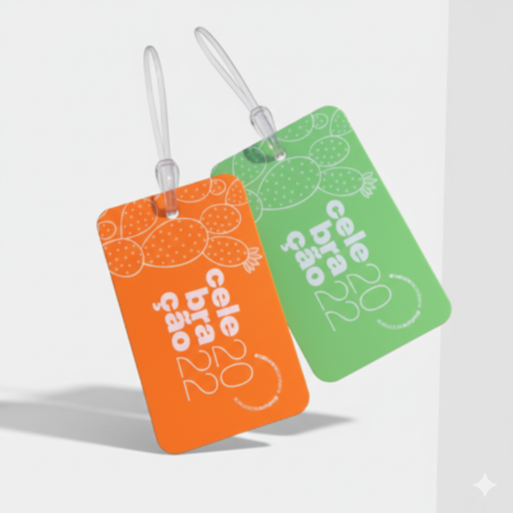 Tags de Mala de Borracha Personalizadas | Identificador de Bagagem Hands Perform