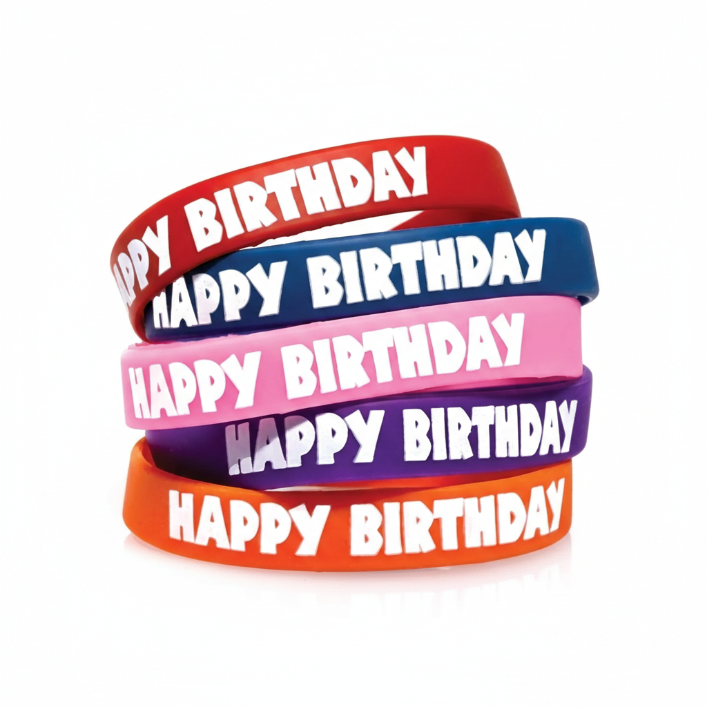 Pulseiras de Borracha Personalizadas em Silicone