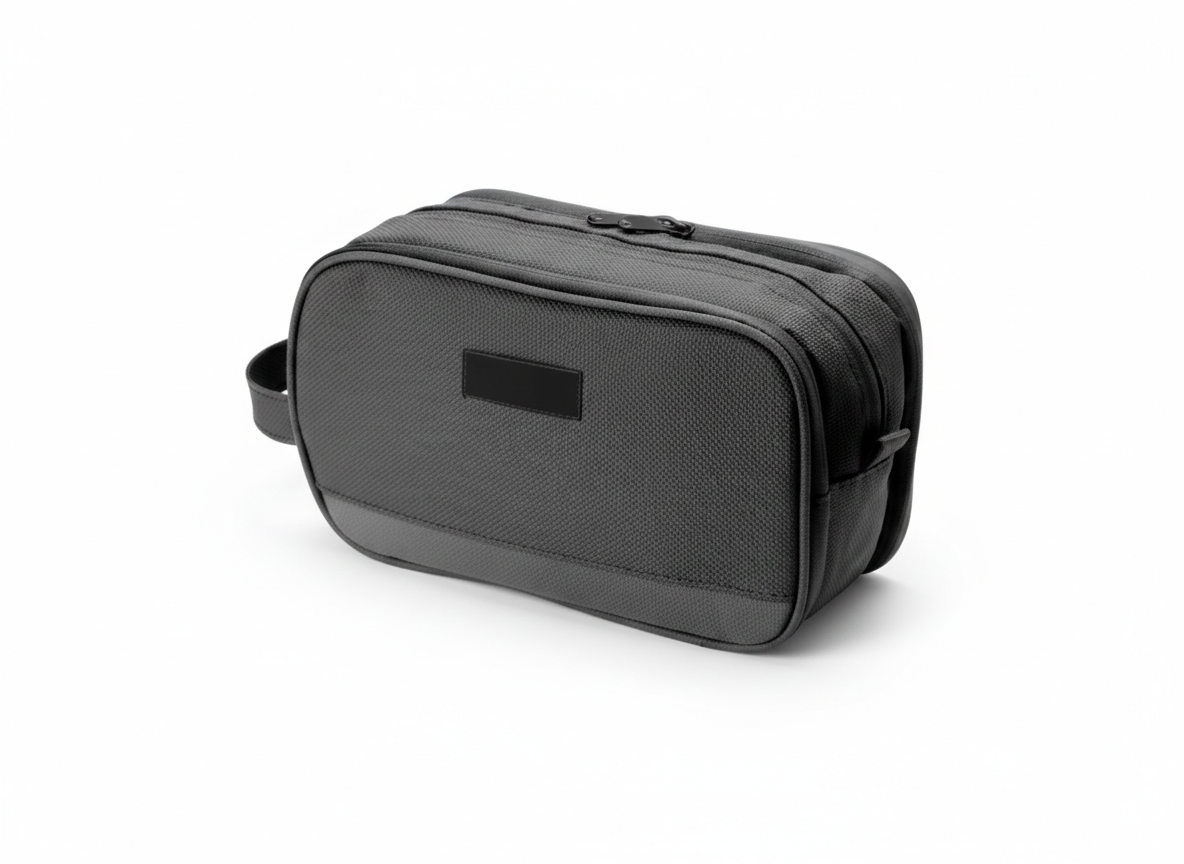 Nécessaire em Poliéster PVC Tripla com Compartimento para Úmidos | Hands Perform