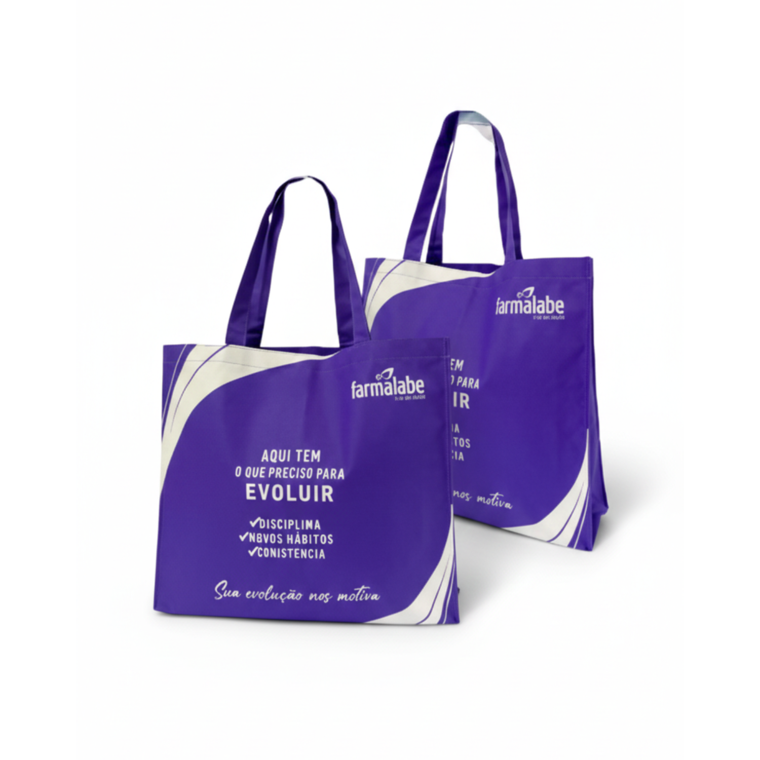 Ecobag em Nylon Resinado com Lateral e Fundo 44x40cm | Hands Brindes