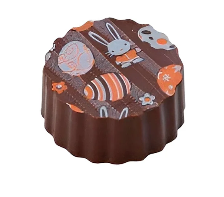 Bombom com Transfer Personalizado (Logotipo no Chocolate) | Hands Perform